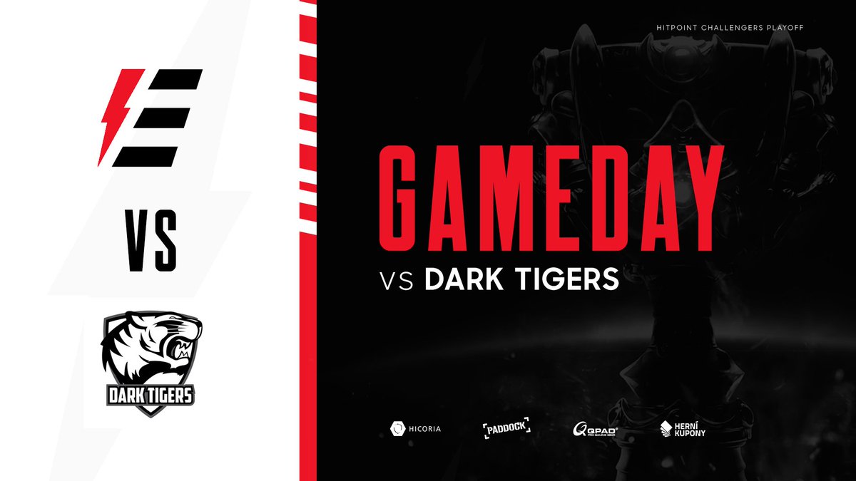ANOTHER GAMEDAY!

ROAD TO FINAL
Hitpoint Challengers
vs <a href="/darktigersgg/">Dark Tigers</a> at 14 CET!

twitch.tv/hitpointcz