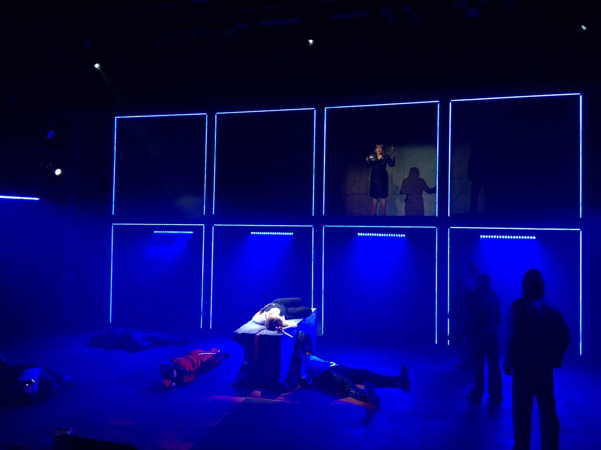 Richard iii - Book to watch this production online 7th &amp; 8th April. 
gsauk.org/events/14802AD…
Lighting designer: @john_rainsforth 
Sound designer: Vicky Wilkinson
Set designer: Roger Ness.     <a href="/The_GSA/">GSA</a> <a href="/gsa_students/">GSA Students</a>