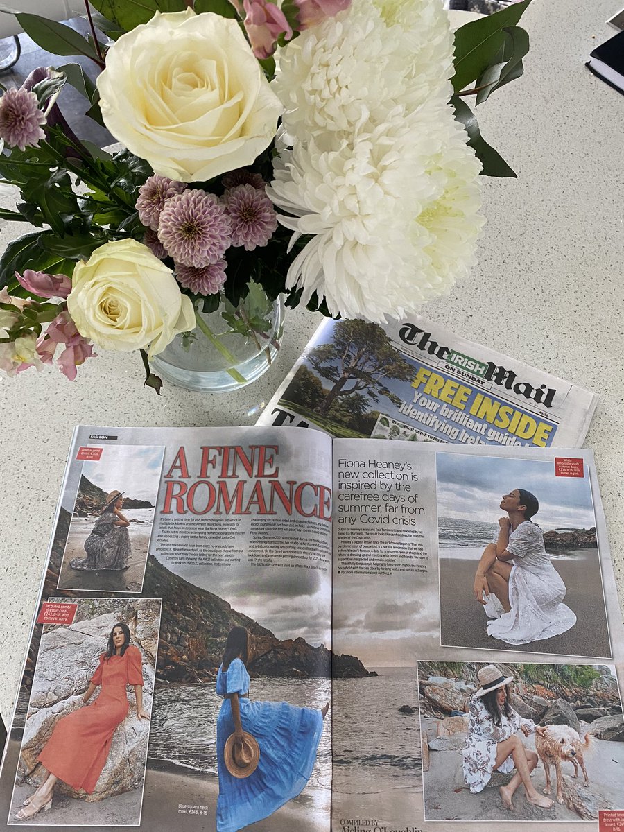 Thanks <a href="/exquisite_ie/">Aisling O'Loughlin</a> for the amazing feature in today’s <a href="/IrishMailSunday/">Irish Mail on Sunday</a> on fee G SS21 🙌