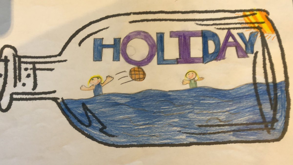 HelenSThompson's tweet photo. I am looking forward to being able to go away on holiday by Elfie Age 8 #bottlemoments https://t.co/fKj75JhXyE
