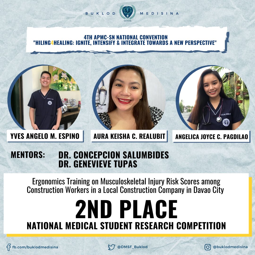 DMSF_Buklod's tweet photo. These are the following awards that Davao Medical School Foundation, Inc. College of Medicine won during the 4th APMC-SN National Convention held on March 19-21, 2021, via Zoom.
#IgniteAPMCSN
#APMCSN20Years
#4thAPMCSNNatCon
#Hiling4Healing
#IgniteIntensifyIntegrate https://t.co/G9si1quxFx