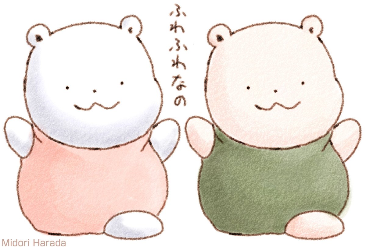 ふわふわのくま tweet media