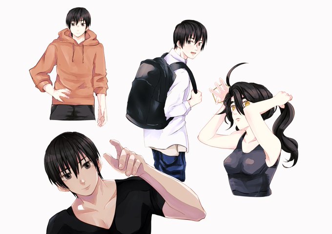 振り向くのtwitterイラスト検索結果