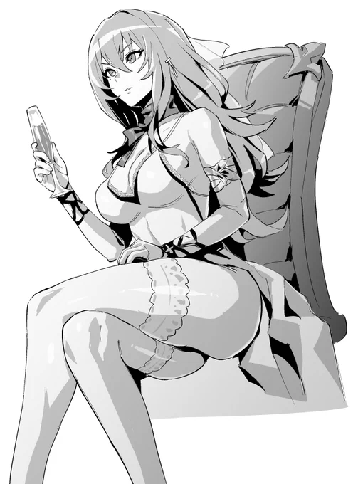 見切れてないサン・ルイ(ドレス)です。
#アズ4
#びそくぜんしんっ
#アズールレーン 