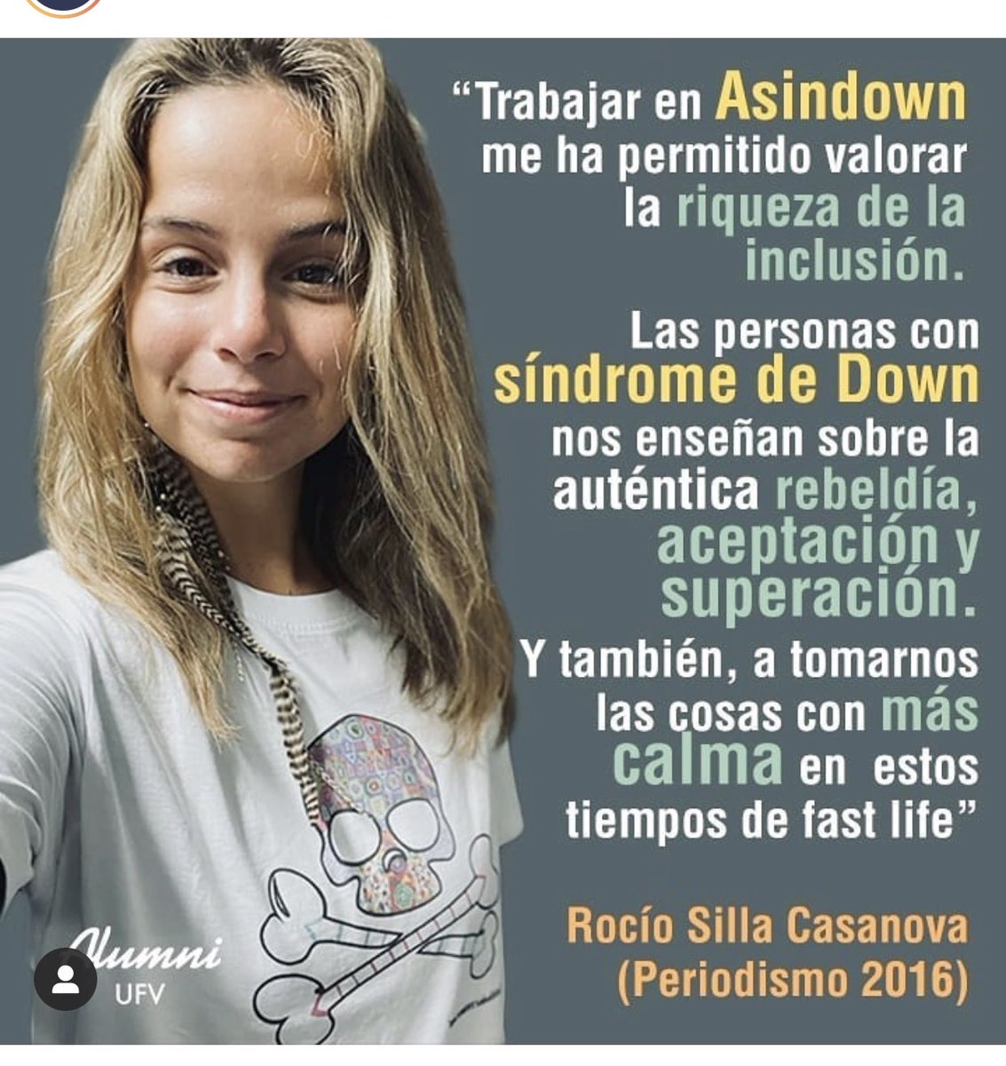 cacsanova's tweet photo. #DiaMundialDelSindromeDeDown orgullosa de la implicación de mi hija en un proyecto de inclusión tan bonito. @ASINDOWN @DownEspana https://t.co/a2QTkGjyzS