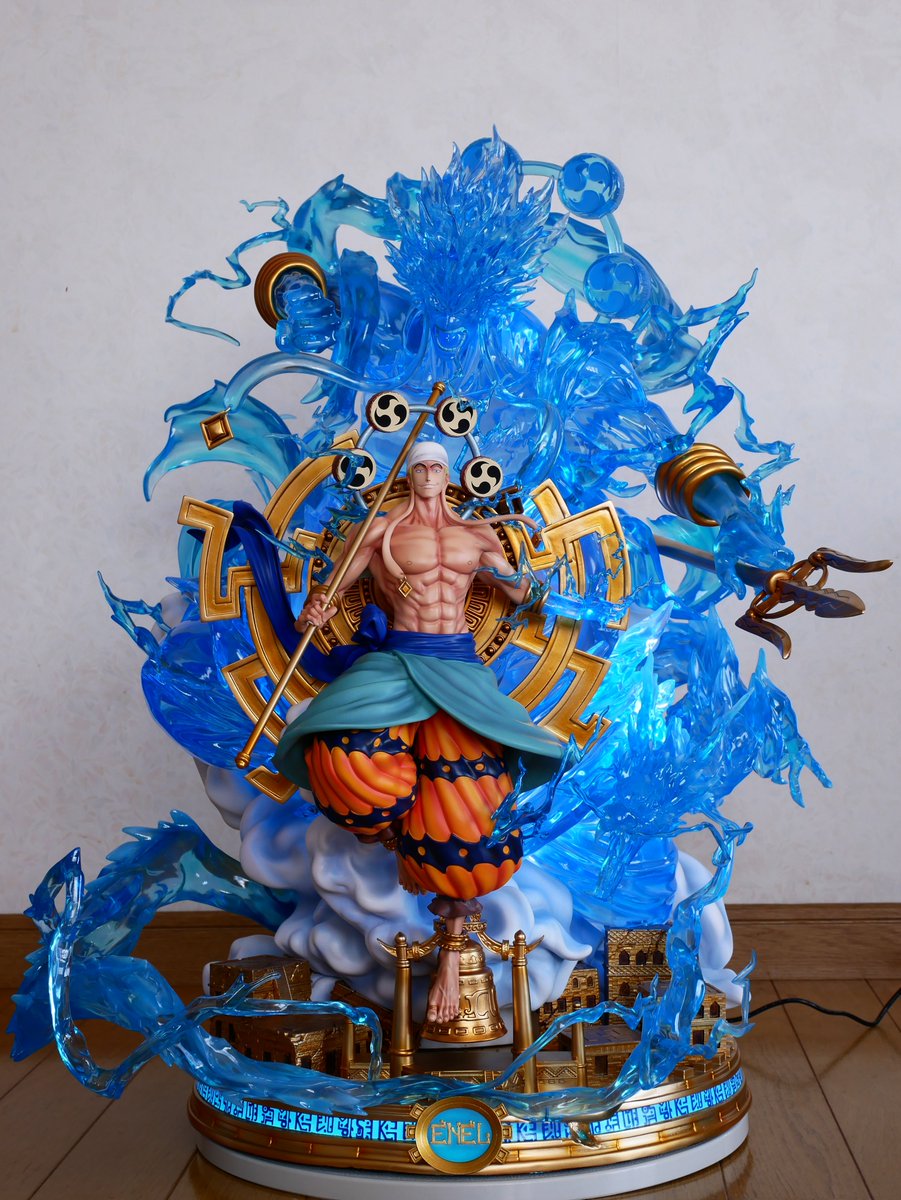 jimei palace エネル フィギュア スタチュー 海外 レビュー】 JiMei Palace Enel 1/6 H60cm 588pcs Licensed 正規品