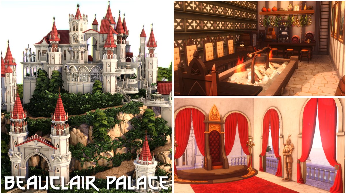 MissUnf0rtunate's tweet image. New Video!
🏰Beauclair Palace Witcher 3: Blood &amp;amp; Wine
✅Collab with @missymotion 
✅Sims 4 Interior Speed Build
✅Gallery: MissUnf0rtunate
✅NO CC
👉youtu.be/eGAqnHksxu0

My friend and I built something kinda neat, what do you think? #ShowUsYourBuilds #Sims4