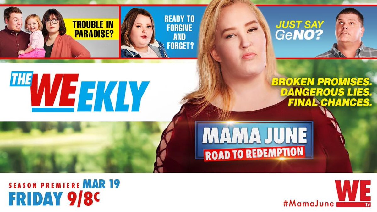 Have you heard the news? #MamaJune is back March 19 at 9/8c!