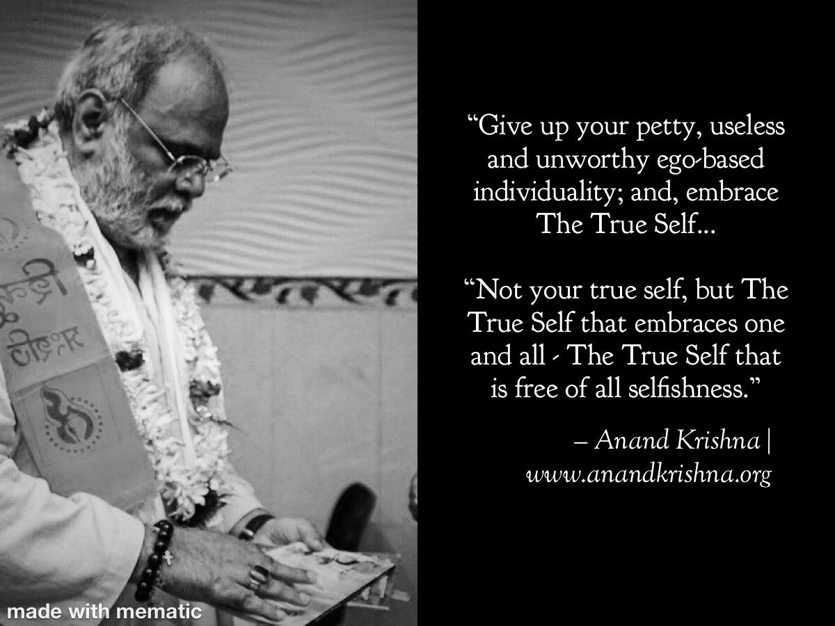 Anand_Krishna_'s tweet photo. #ego based #individuality &amp; #Freudian #psychology has served its purpose - now, time to delve deeper into #Jung bynd d #archetype stuff n  revive  #WilliamJames whose #Transpersonal Psy based on d  findings of ancient #rishi s, #scientists of #soul, holds d key 2 #InnerPeace 🙏🏼 https://t.co/1ZtCojFAx3