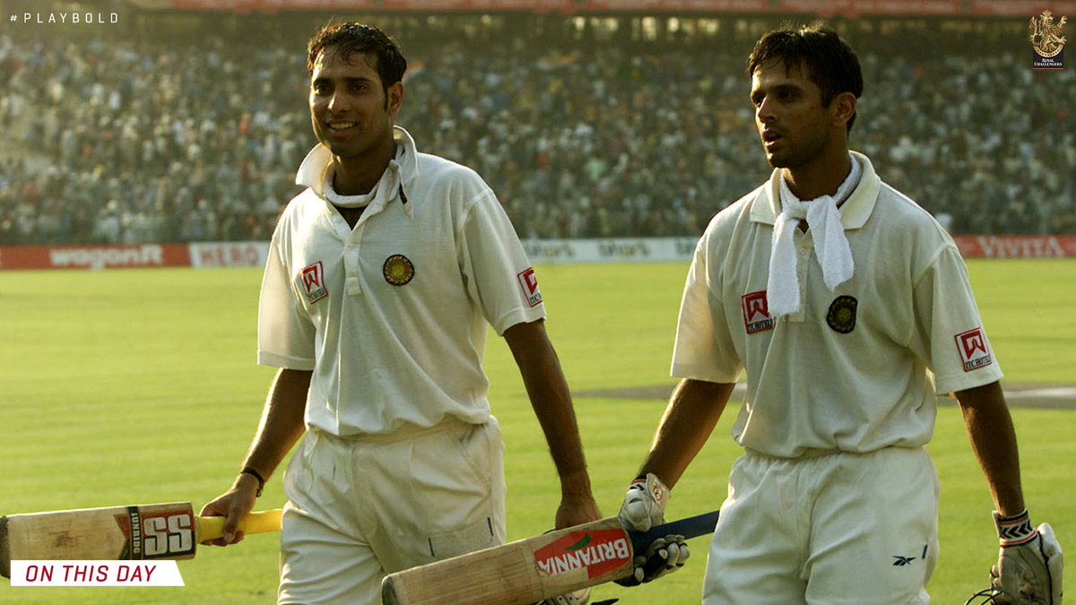 RCBTweets's tweet image. When historians write about a turning point in Indian cricketing history, there might be very few moments which can better this. 🤩
#OnThisDay in 2⃣0⃣0⃣1️⃣, VVS Laxman and Rahul Dravid batted out an entire day at the Eden Gardens against the legendary Australian team🤯
#PlayBold