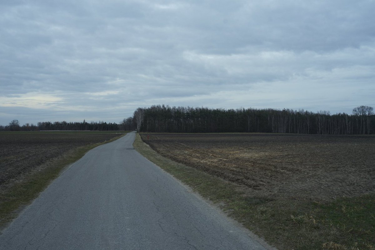 From series “Villages”. Poland, March 2021. More photographs: aboutlandscapes.com #landscape #photography #aboutlandscapes #about #road #villages