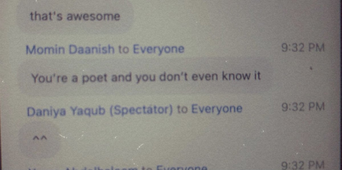 Ending off day one of Mist weekend with a joke by our AD Momin 😝 (it’s a joke but I never said it was a funny one 😳)