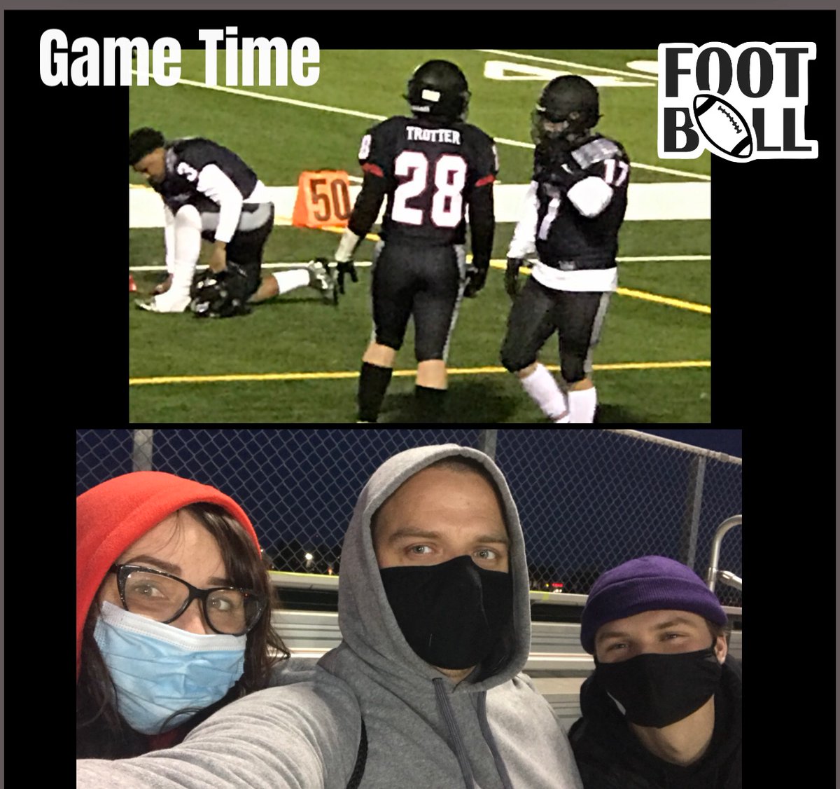 Let’s go Jaxson! #28 🏈♥️#teamtrotter 
#cakes #itsfingcold