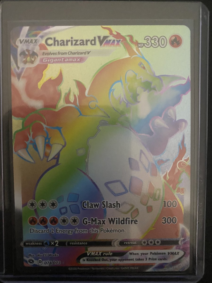 Huffy_US's tweet image. FINALLY pulled one!!!!! @DougisRaw #charizardvmax #championspath