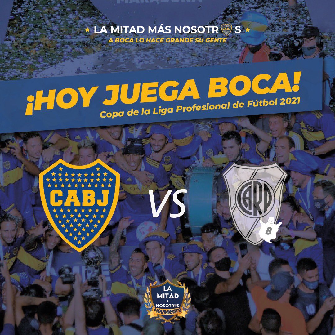 LaMitadMasNos's tweet photo. 📌 Hoy Juega #Boca!

Copa de la Liga Profesional 2021

Fecha 5 - Zona B

#Boca vs. #riBer
🏟️ #LaBombonera 
🕗 18.00
🗣️ Arbitro del encuentro: Facundo Tello
📺 TNT Sports/Fox Sports Premium 

Mov. La Mitad Mas Nosotrxs 
🔵🟡🔵
Mariano Puccio

#VamosBoca https://t.co/WXpegdKsfZ