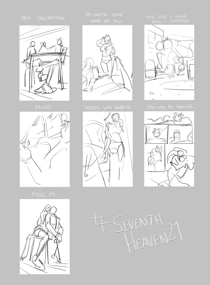 Did some planning for #SeventhHeaven2021 🤔
Might go with these, might not, might have time for all of these, might not 8') It should be fun tho