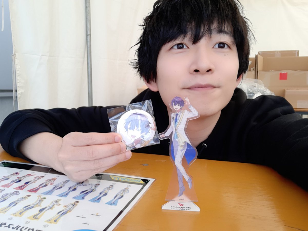 物販コーナーにお邪魔しておりました🙌 ぜひみていってくださいね