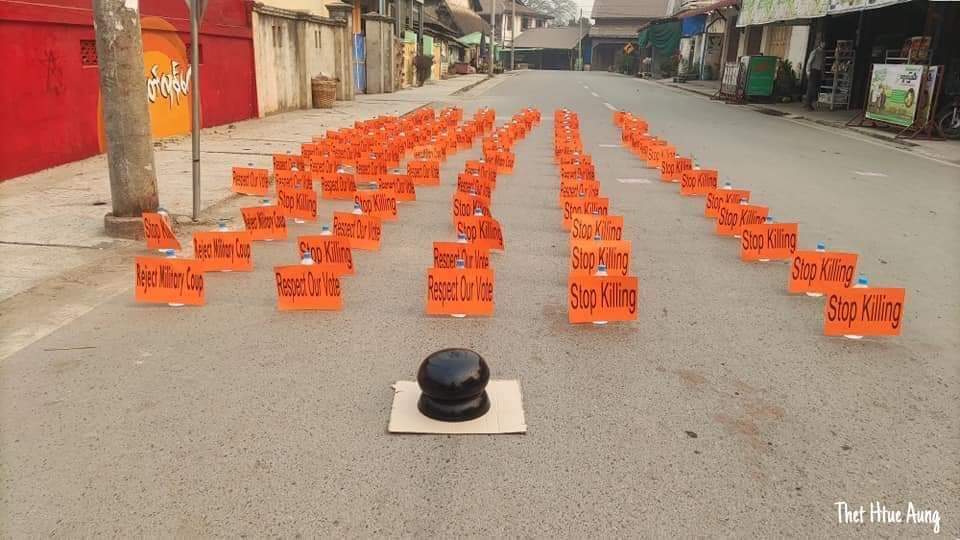 Today Shan State, Thibaw's Strike
LOCOMOTIVE XYZ
#WhatsHappeningInMyanmar
#Mar14Coup