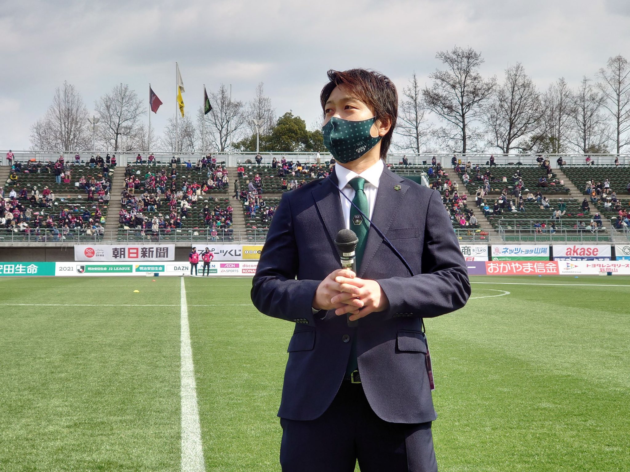 Sc相模原 試合前トークイベント アンバサダー千明 元背番号10 千明聖典 Chiakitakanori ファジアーノ岡山 のサポーターの皆さんと感動の再会です ありがとうございます Sc相模原 T Co Xydiahshva Twitter