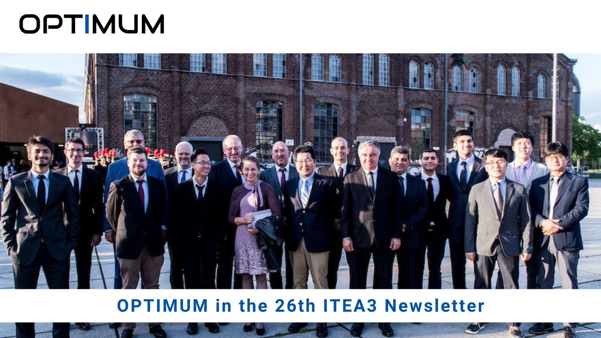 optimumplatform's tweet photo. https://t.co/mghjXwkMfp |In the 26th edition of the #ITEA3 Newsletter in September 2020 #OPTIMUM was introduced to the research community with a big article.We are proud to be able to present OPTIMUM to..
Read More:https://t.co/wvuZSafPMK https://t.co/iIV9la7W46