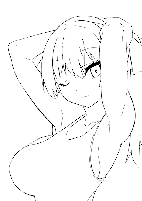 色塗り用にでも
 #マリンのお宝 