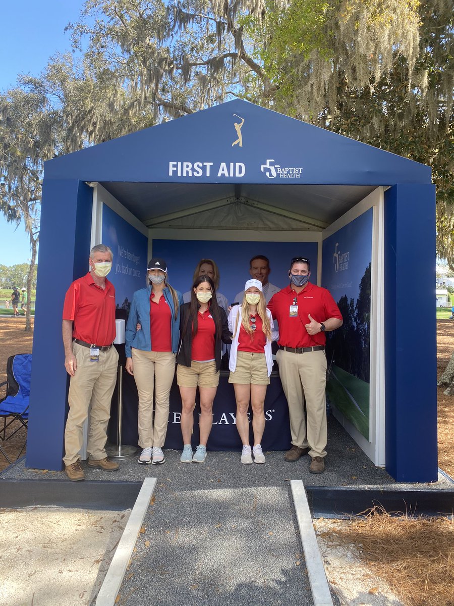 jmmitrick's tweet photo. Enjoyed visiting our #BaptistBeaches team members and Saint Johns Fire Rescue volunteers at the Baptist Health First Aid tents @THEPLAYERSChamp this week! https://t.co/OuJOkupTFS