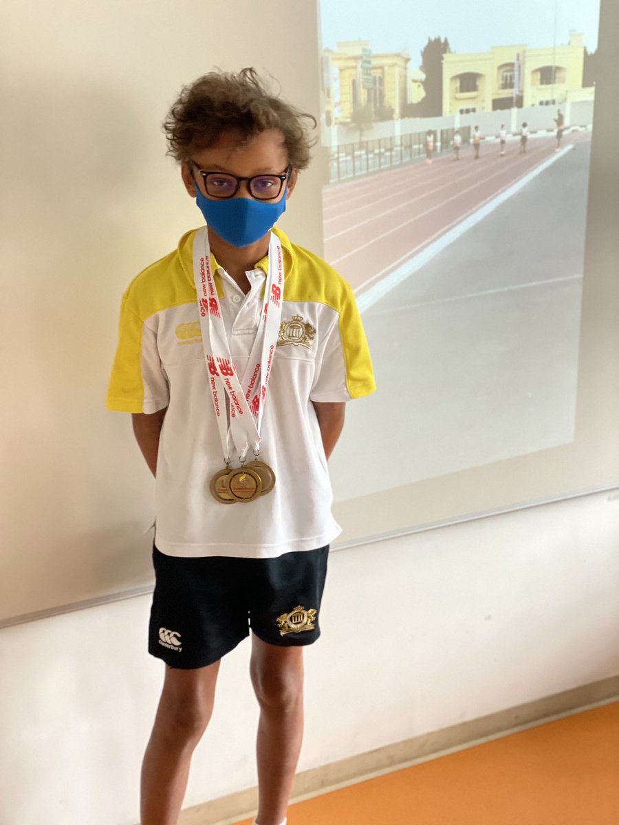We love celebrating success, both inside and outside of the classroom. We are so proud of Rutger for earning three gold medals in the  150m, 80m and 300m sprints with Ultimate Athletics. Well done, Rutger!