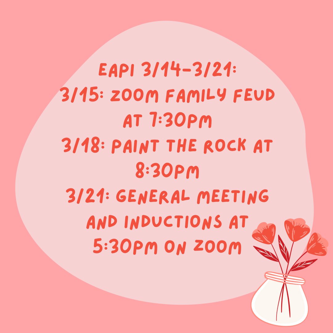 EpsilonAlphaPi's tweet image. What a fun final week of pledge! We can’t wait for our new members to be inducted!