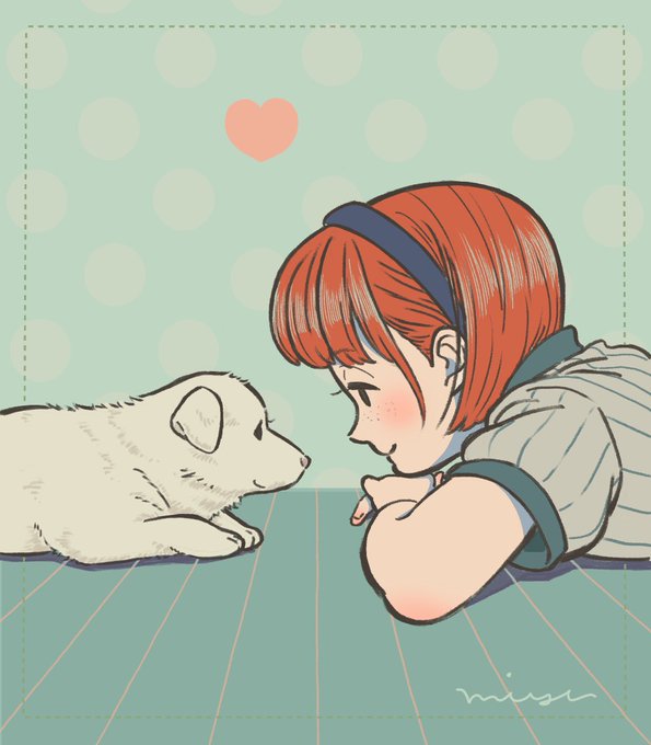 犬と女の子のtwitterイラスト検索結果