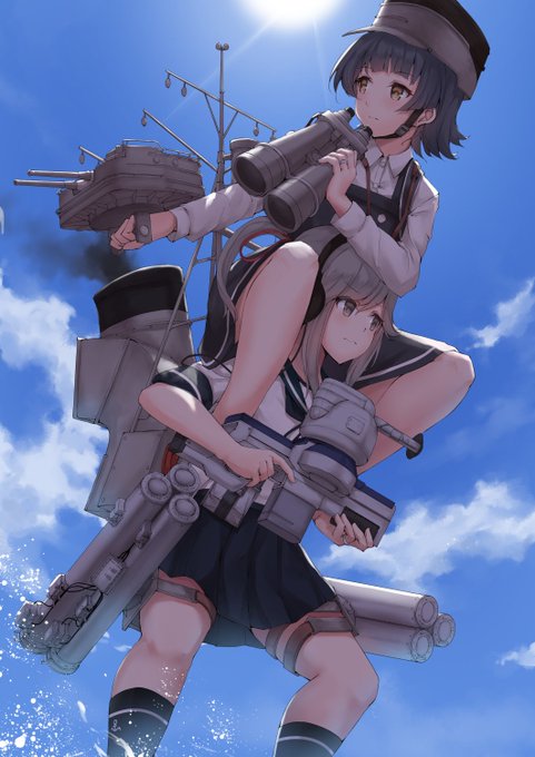 「霰(艦隊これくしょん) エプロンドレス」の画像/イラスト/ファンアート(新着)