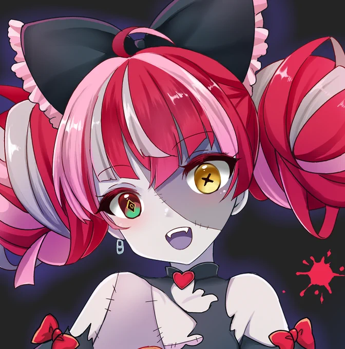 オリーちゃん🧟‍♀️❤️
#graveyART #Kureiji_Ollie #holoID 
