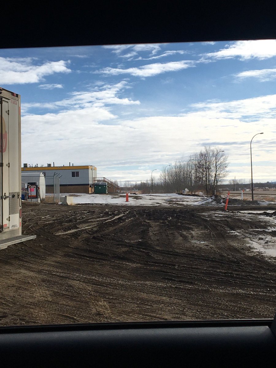 Spring on the reserves can be a doozy. This is a road outside my clinic, it is not paved and this is a federal (Health Canada) building. The mud tracks inside and is hard on the building. Peoples roads become impassible and is hard to deliver water. This is the reality.