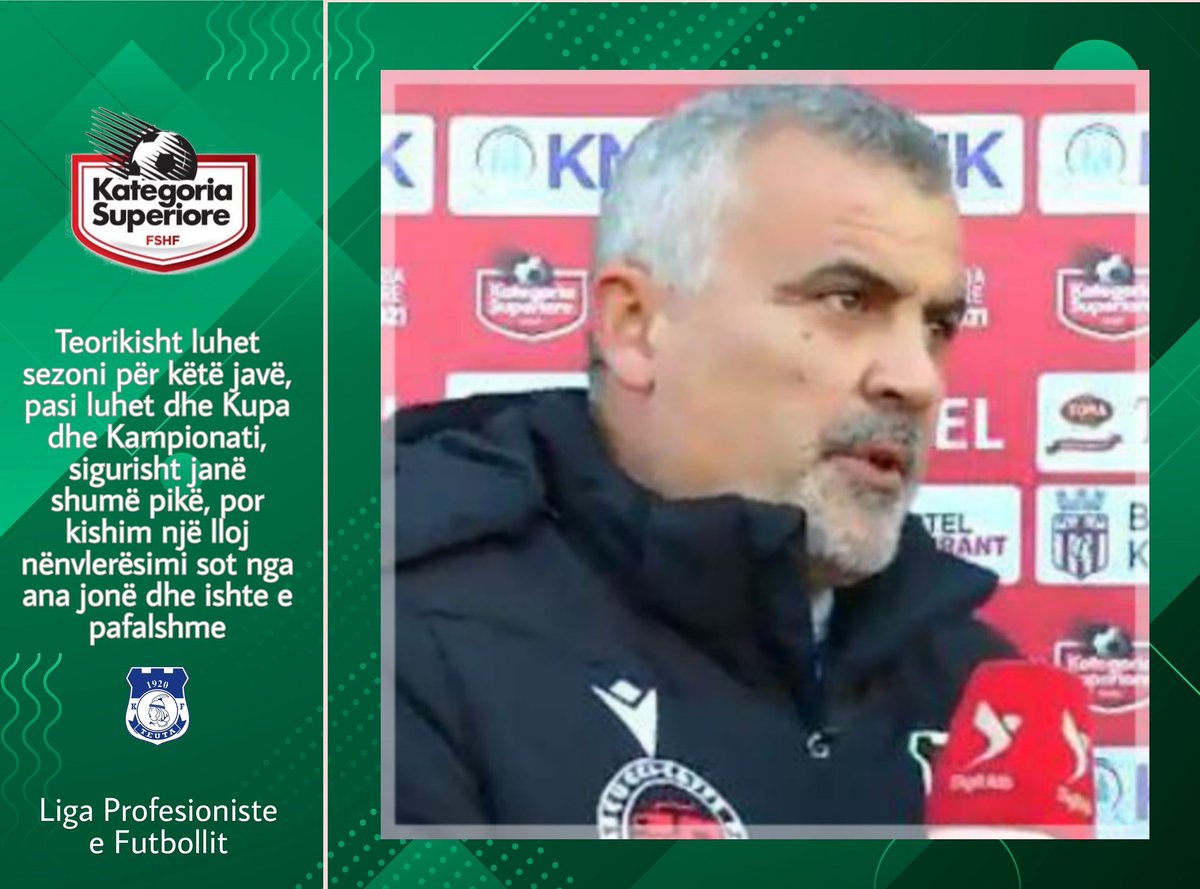 LigaFutbollit's tweet photo. ⚽🇦🇱 #KategoriaSuperiore #JavaXXIV
I zhgënjyer për barazimin ndaj Kastriotit në Niko Dovana, trajneri i Teutës, Edi Martini në intervistën për Gol pas Goli theksoi...
https://t.co/gWa3XuhDVq https://t.co/VOJ0dmMByN