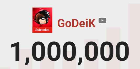 GoDeiK's tweet photo. Oficialmente acabamos de llegar a 1 millón de suscriptores en YouTube

Una absoluta barbaridad

De corazón os quiero dar las gracias a todos por hacer esto posible y por todo el apoyo que me dais día tras día, sois increíbles ❤️ https://t.co/0qafvlwkEV
