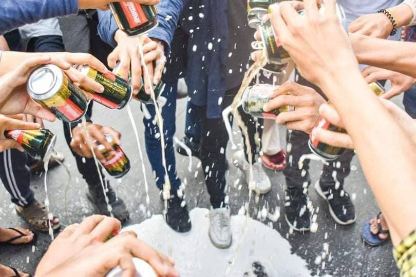 PyaeSoneTun4's tweet photo. Destroying military related brands campaign was held such as cigarettes, beer. We not only boycott military products but also make sure no one use the left over on stores.
LOCOMOTIVE XYZ
#WhatsHappeningInMyanmar  #Mar14Coup https://t.co/iPvIR3CuRh