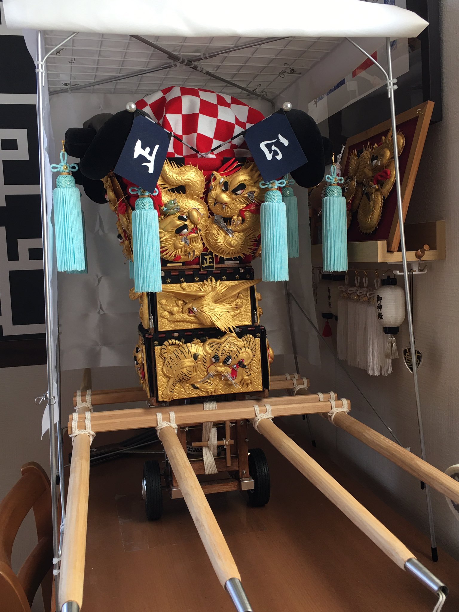 大江太鼓台ミニチュア 大江太鼓台ミニチュア