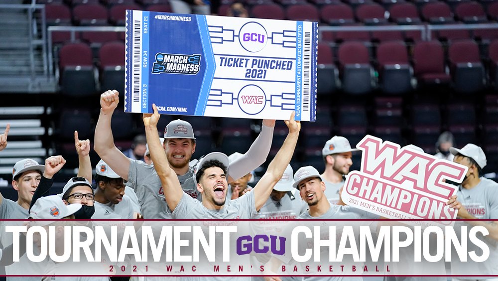 UAConference's tweet photo. Congratulations to @GCU_MBB....do us proud in Indy! #WAChoops https://t.co/7DUaEn57XA