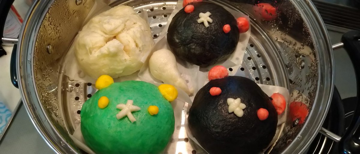 シスイ ポケモン実況者のプラムさんが動画内で作ってたナマコブシ肉まんがあまりに可愛かったので真似して作ってみました 大 オプションでなんちゃってとびだすなかみも 笑 プラムのボックス ナマコブシ ポケモン