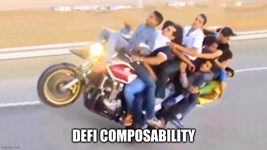 DeFi composability #MoneyLegos
