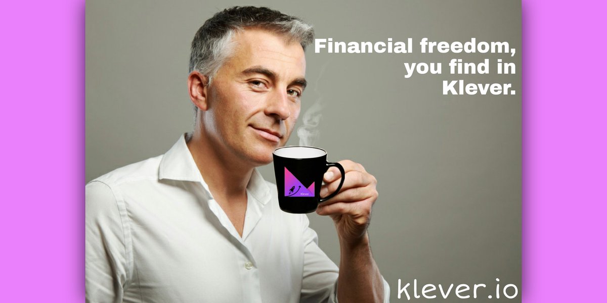 dluks82's tweet photo. Take control of your money, get #Klever 💜 $klv https://t.co/iBIDriGt40