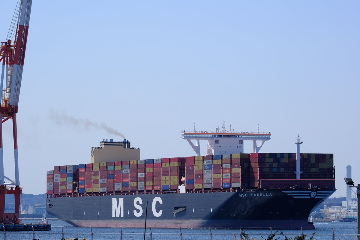 C197GO's tweet photo. #MSCIsabella #PortOfYokohama
#c197fune https://t.co/ebf9oPE4eC