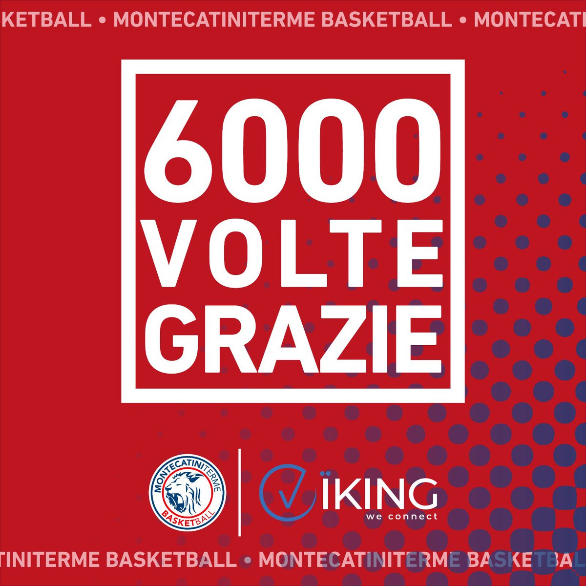 🔴🔵 LA FAMIGLIA ROSSOBLU SI ALLARGA 🔴🔵 

6️⃣.0️⃣0️⃣0️⃣ “ Follower “ alla nostra pagina Facebook!

Un risultato che ci dà una grande soddisfazione e ci rende estremamente orgogliosi.