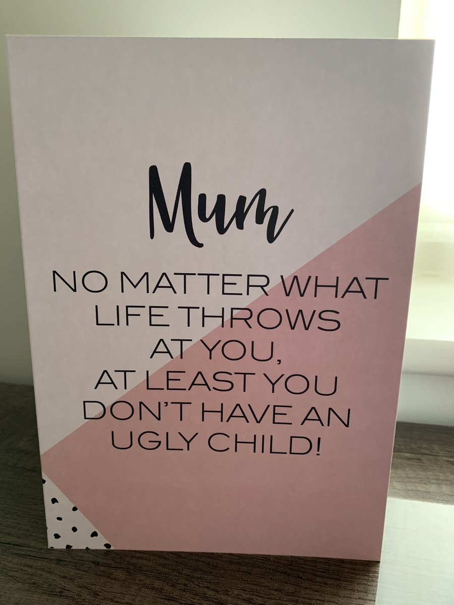 Happy Mother’s Day! Received this from my daughter#lovemykids#humour#chipofftheblock
