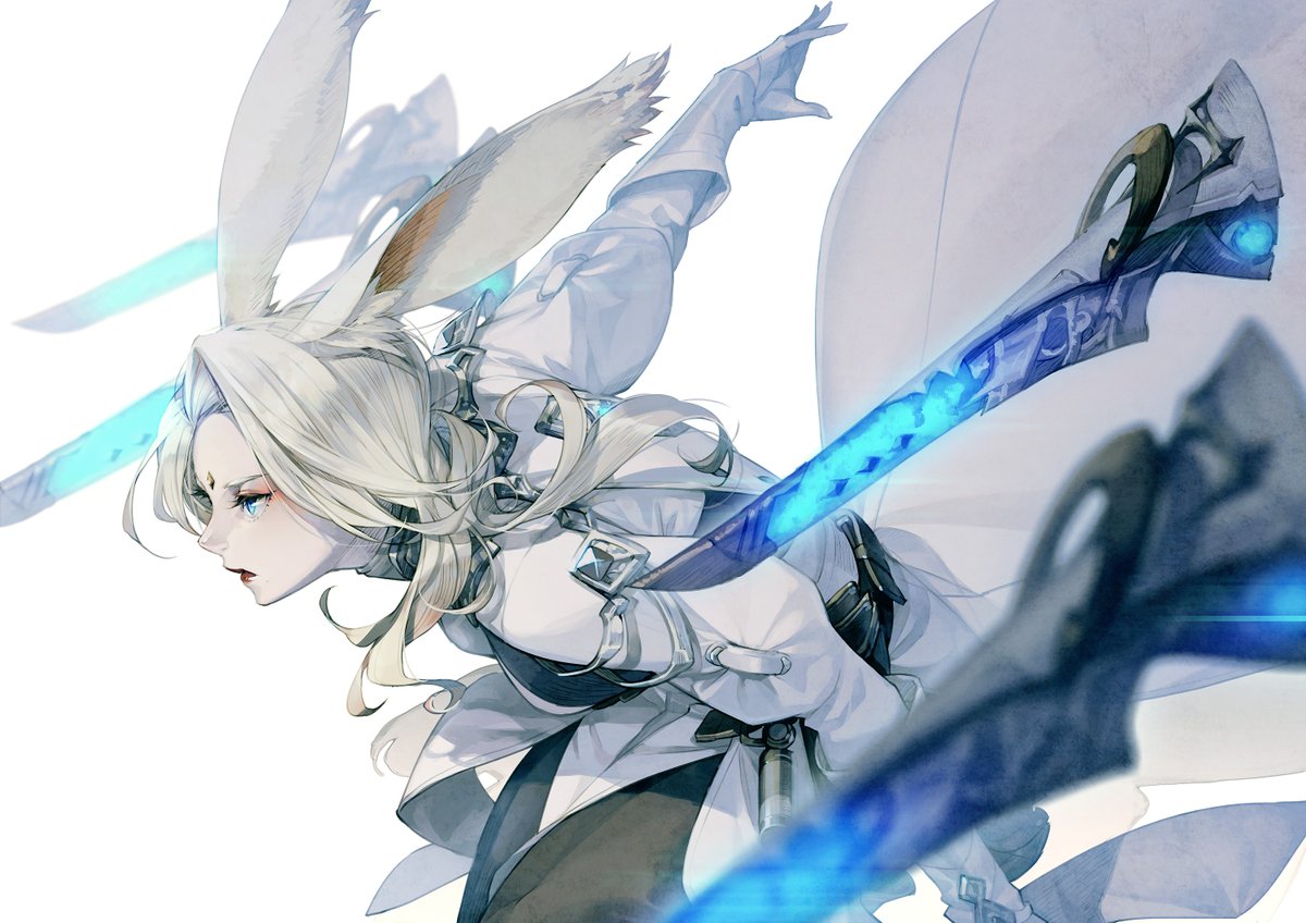 「妄想で賢者兎 #ff14 #ヴィエラ 」|kyoのイラスト