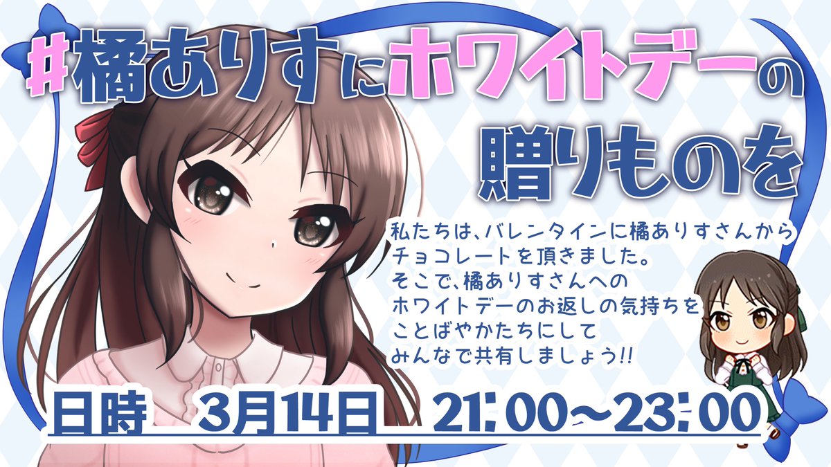 橘ありすにホワイトデーの贈り物を 21 Min T ミント