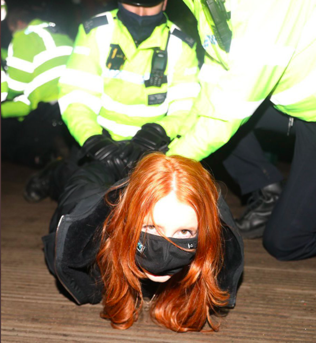 MartinDaubney's tweet photo. To all shouting #KhanMustGo #DickOut about #ClaphamCommon Where were your voices last year when the bovver boys steamed into anti-lockdown protestors?

We started turning into a police state way before last night. Everybody has the right to protest: not just causes you agree with https://t.co/xKulpFC9ZN