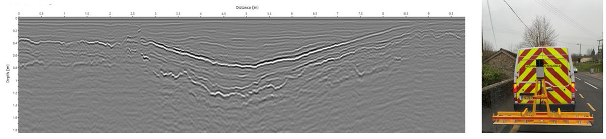 Little wonder that GPR is such a popular shallow geophysical investigation tool. Coupling a panoramic camera view of the lie of the land with detail of subgrade deformation from a dense array multi-frequency GPR system is a powerful inspection methodology.
#ZeticaRoad
