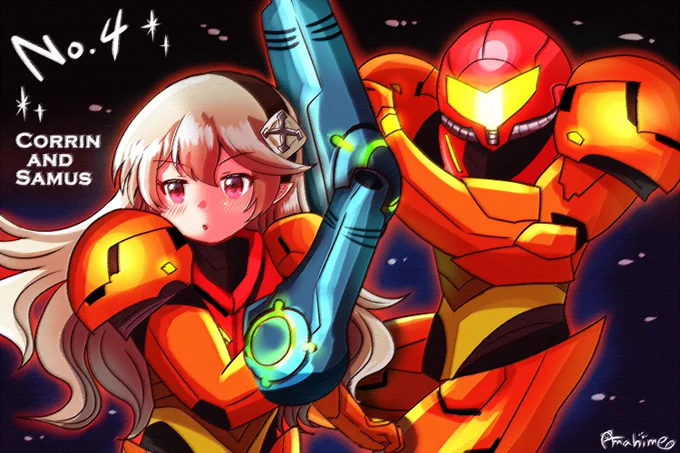 No.4 サムス&カムイ

#スマブラsp #カムイ #corrin #サムス  
#カムイちゃんとスマブラSP全ファイター描く 