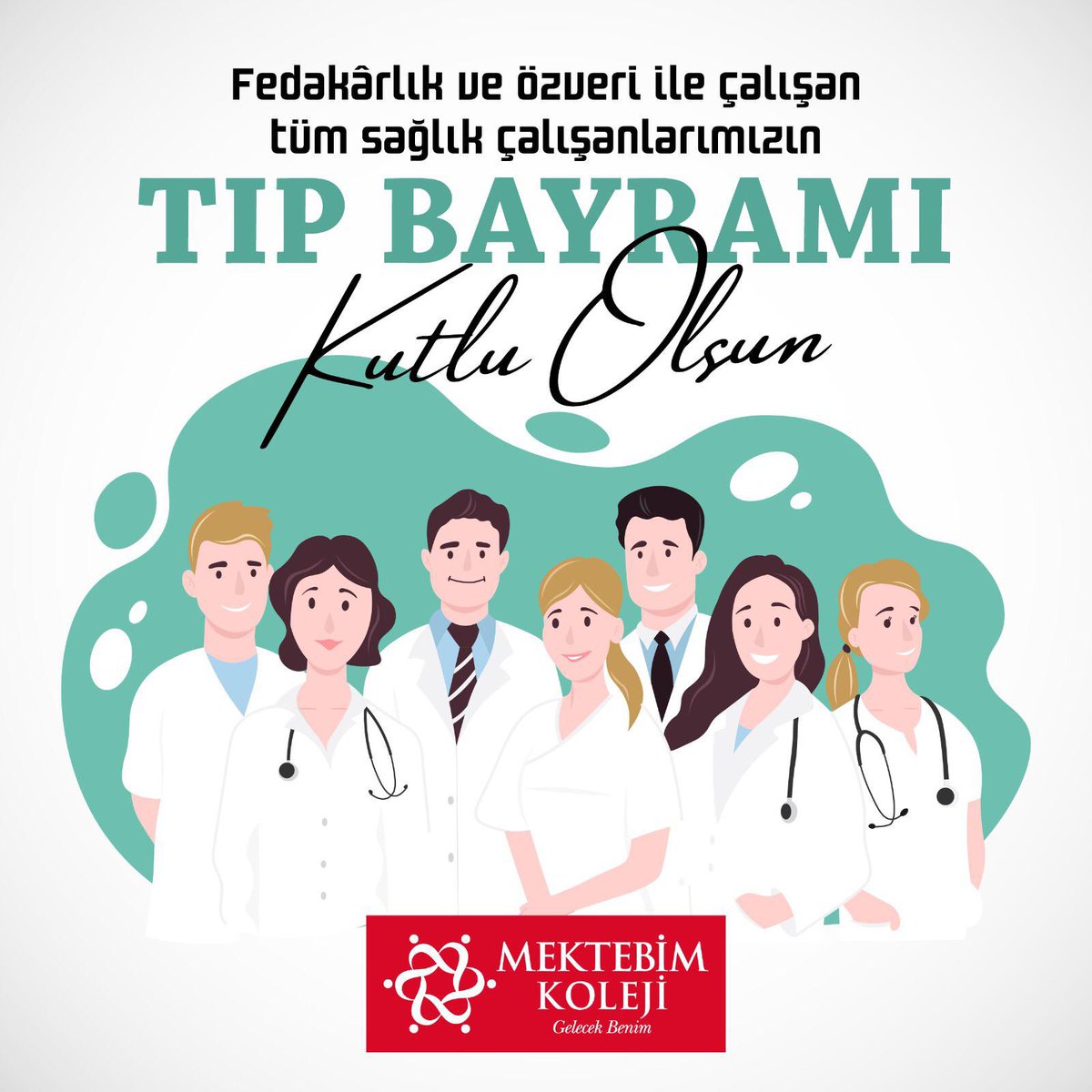Fedakârlık ve özveri ile çalışan tüm sağlık çalışanlarımızın Tıp Bayramı kutlu olsun. 
#mektebim #gelecekbenim