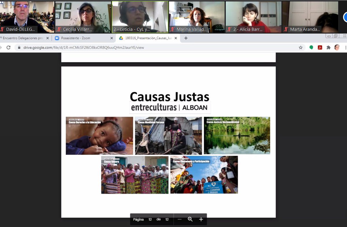 Davidalonso2010's tweet photo. Seguimos en Encuentro de Delegaciones de @Entreculturas adentrándonos en las Cinco Causas Justas que vertebran nuestras acciones junto con @ALBOANongd Defendiendo los derechos en lo #LocalyGlobal #57EncuentroDelegaciones https://t.co/y1XHg8n6X2